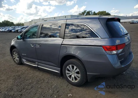 2014 Honda Odyssey Exl from USA, damaged, VIN 5FNRL5H64EB079668